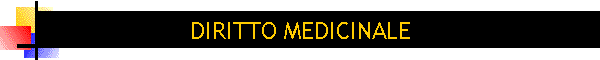 DIRITTO MEDICINALE