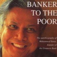 Nella foto un particolare della copertina del libro 'Il banchiere dei poveri'